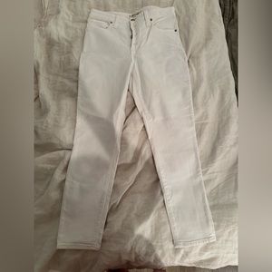 Madewell curvy high rise cropped skinny Jean